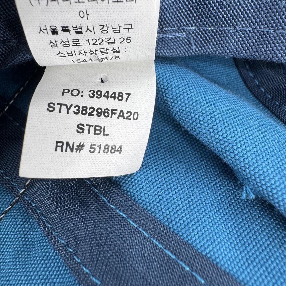 Patagonia P6 Label Trad Cap Blue Organic Cotton Strapback Hat Adult - Picture 8 of 11